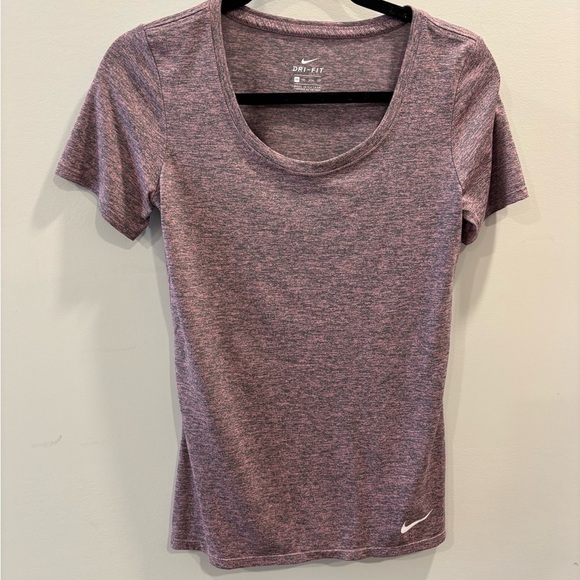 Nike Women's Heathered Pink Short Sleeve Tee - Picture 1 of 3